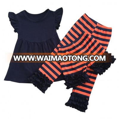 boutique baby sets children clothes wholesale 2pcs custom clothes made in China