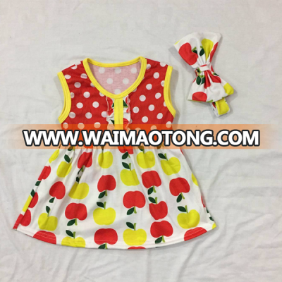 Kids clothes girl boutique girl dress 2018 yiwu boutique kids clothes