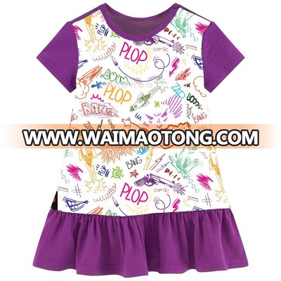 Adult size baby girl dress boutique kids clothes pattern wholesale kids clothes